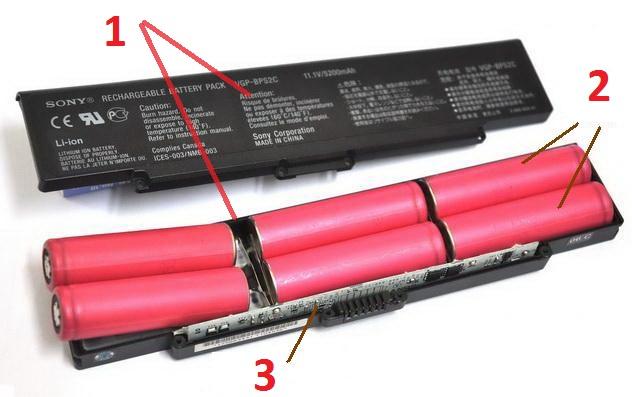 Cấu tạo pin laptop Cấu tạo pin laptop
