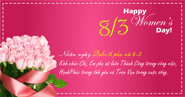 CHƯƠNG TRÌNH KHUYẾN MÃI ĐẶC BIỆT CHÀO MỪNG NGÀY 08/03