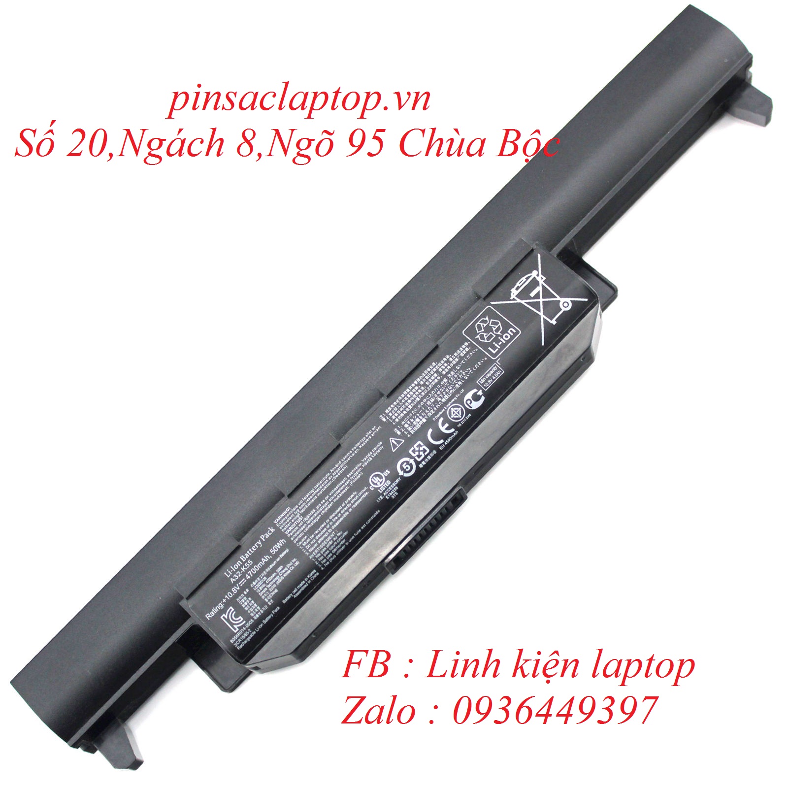 Pin laptop Asus Pin laptop Asus