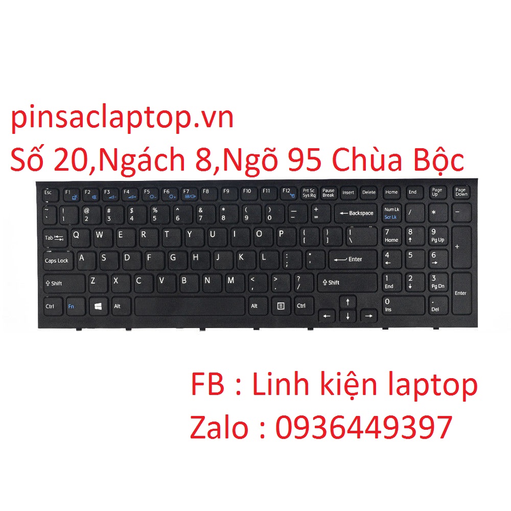 Bàn phím - Keyboard laptop Sony Vaio PCG-71811W Bàn phím - Keyboard laptop Sony Vaio PCG-71811W