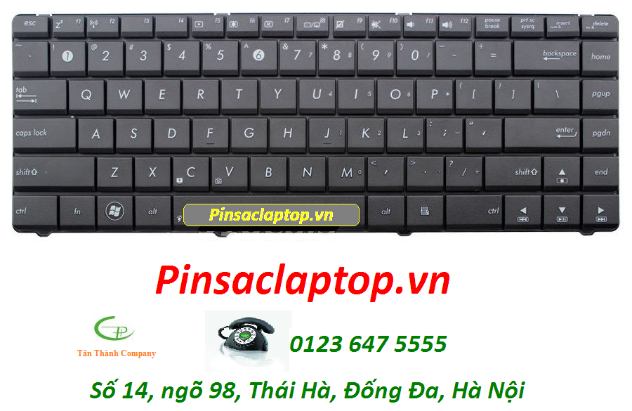 Bàn phím Asus K43E K43SD N82JQ N82JV