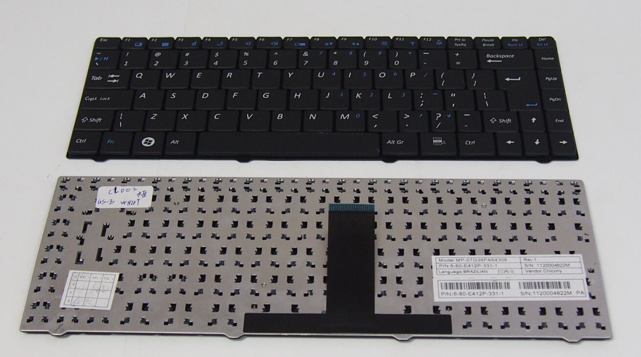 Bàn Phím - Keyboard Laptop Clevo W84 W84T