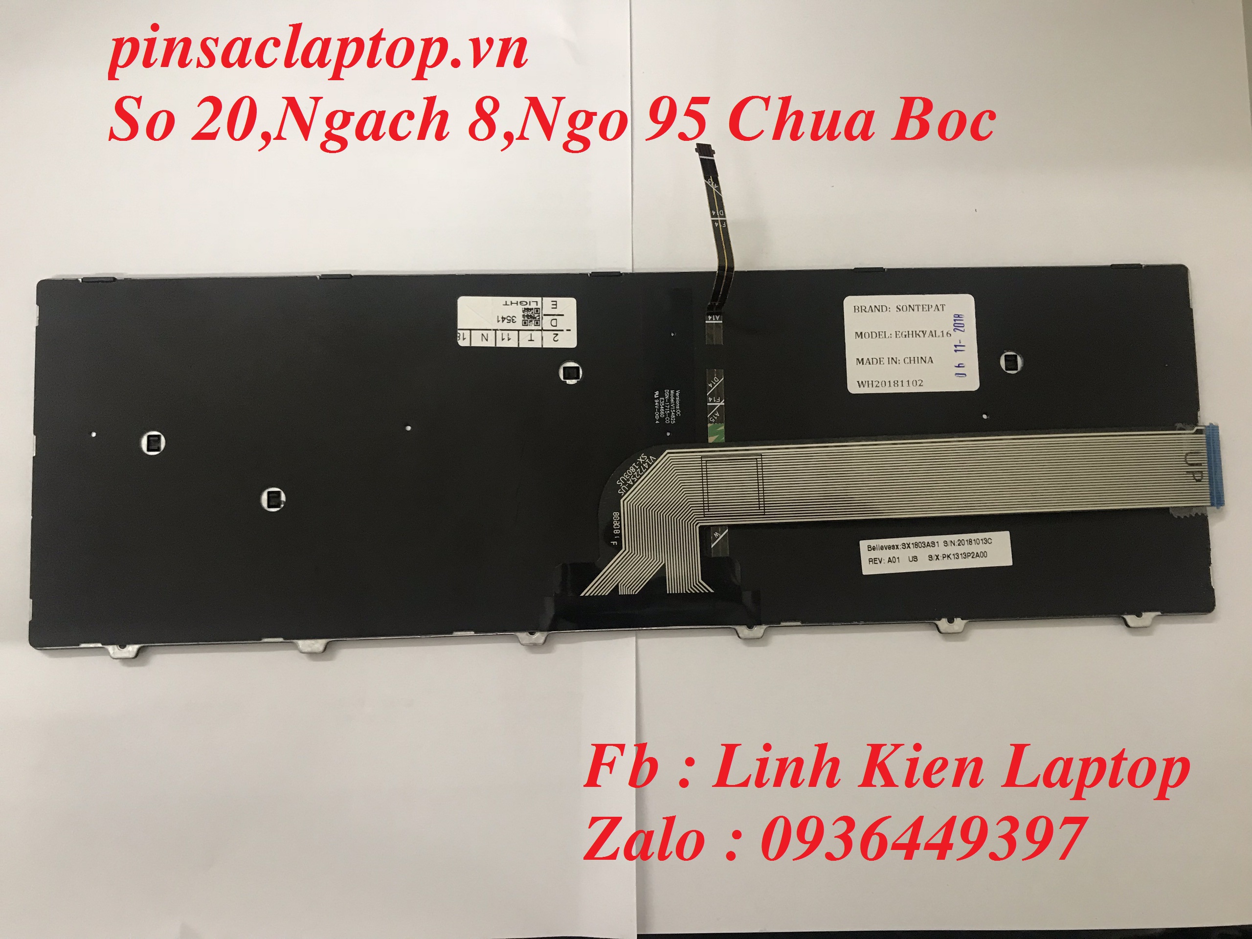 Bàn Phím - Keyboard Dell Inspiron 3567 Có Đèn