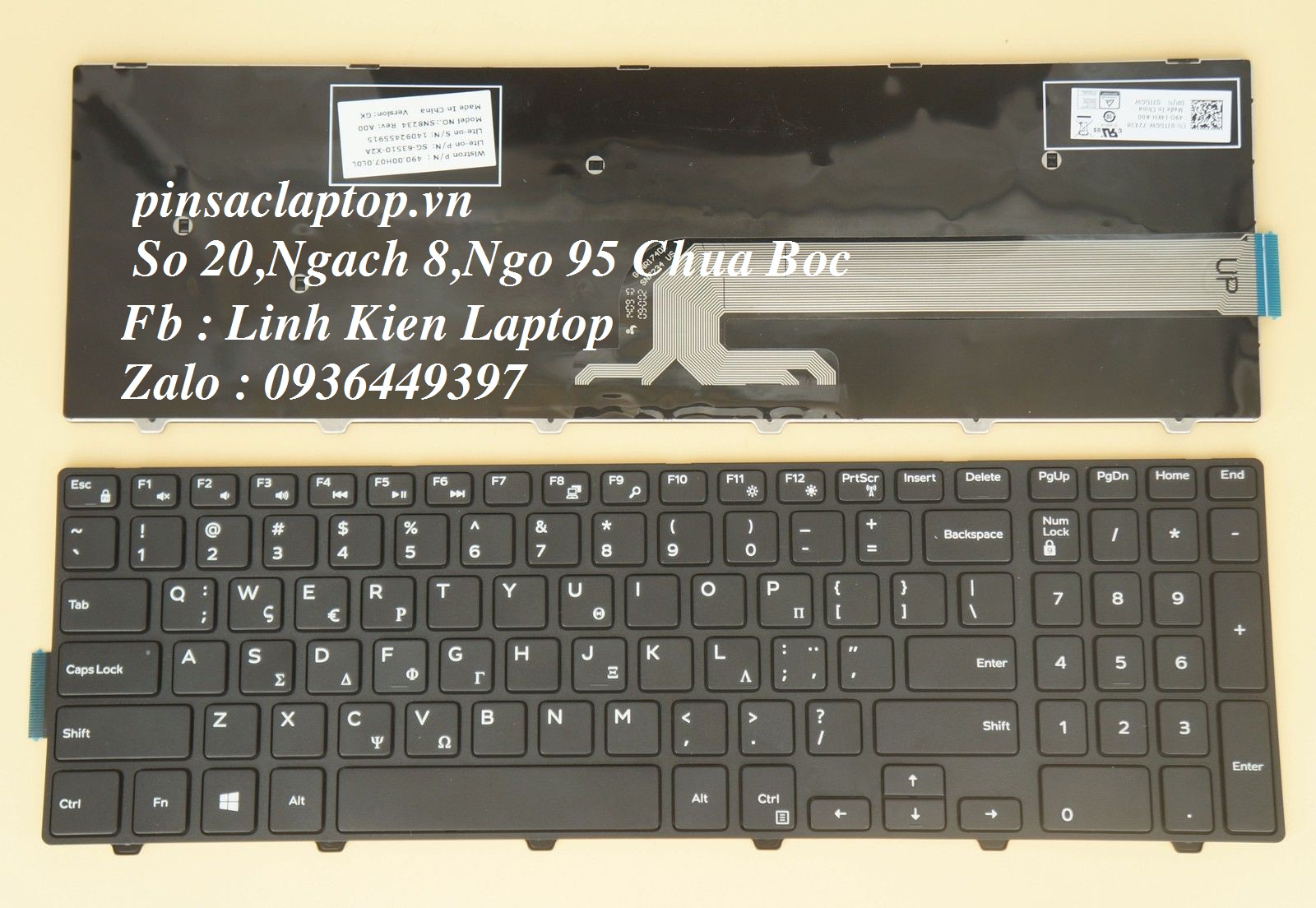 Bàn Phím - Keyboard Dell Inspiron 15 3000