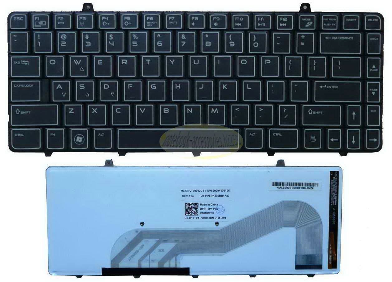 Bàn Phím - Keyboard Laptop DELL Alienware M11X R1