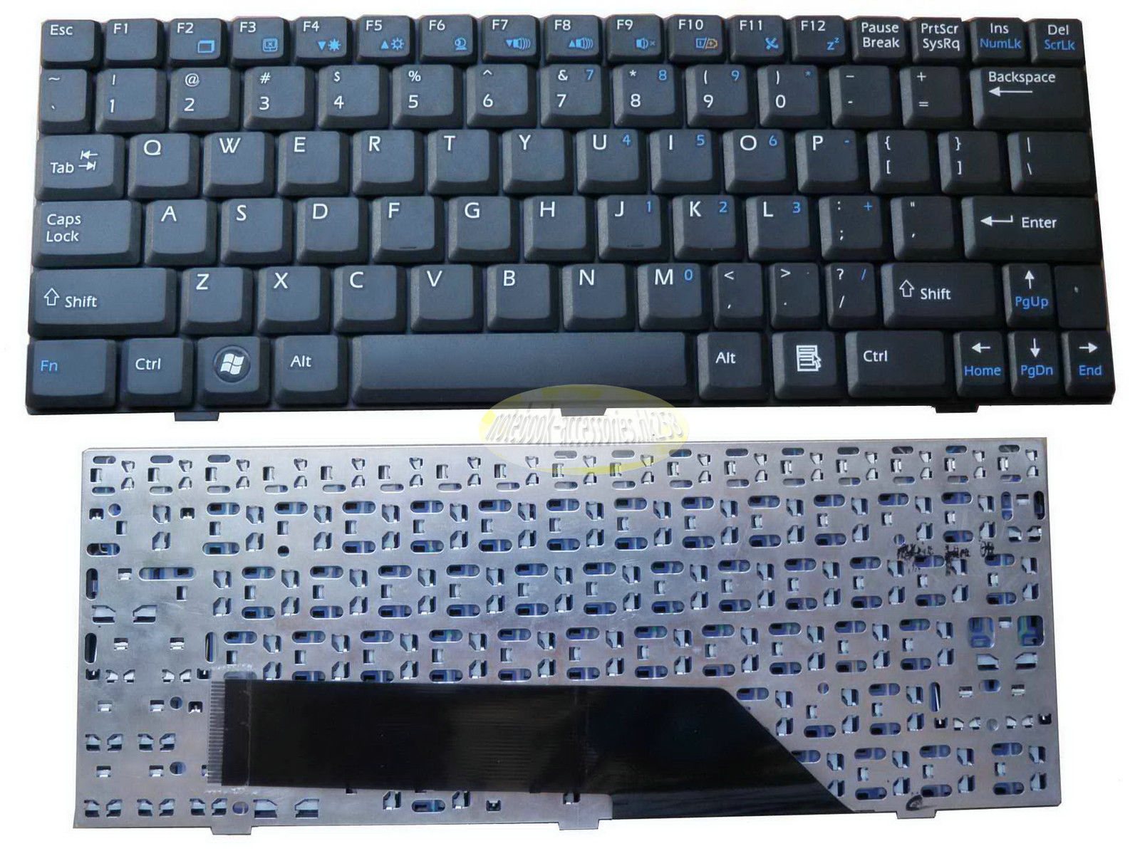 Bàn phím Laptop MSI U100 MS-N011