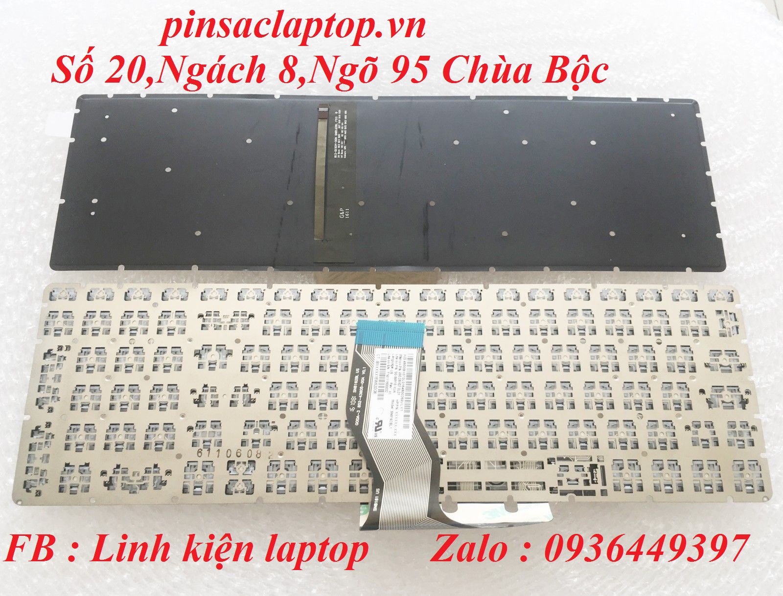 Bàn phím - Keyboard Laptop HP Pavilion 15-cc