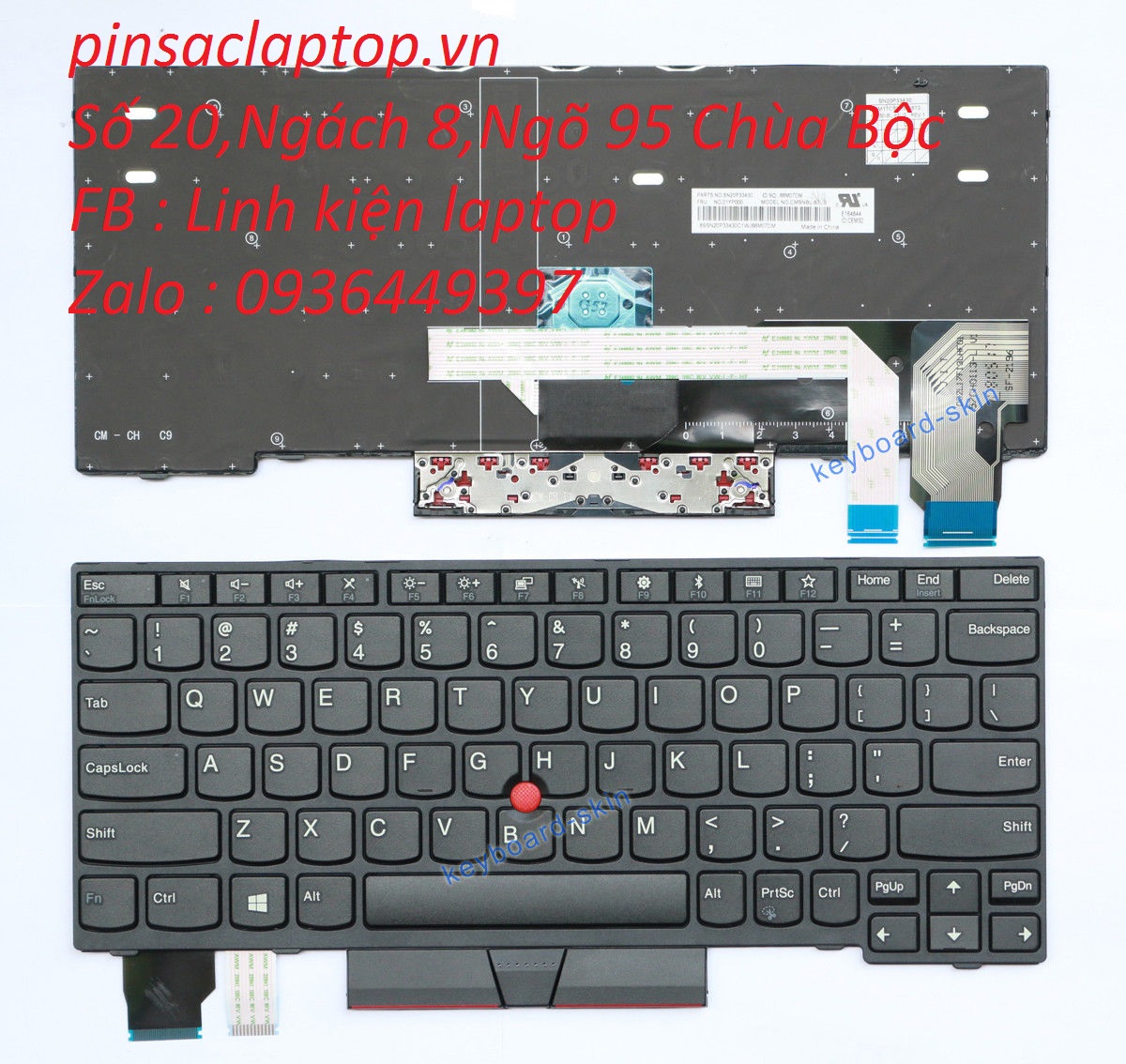 Bàn phím - Keyboard Lenovo Thinkpad X280
