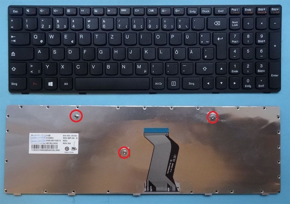 Bàn Phím - Keyboard Laptop Lenovo G700 G700A G710 G710A