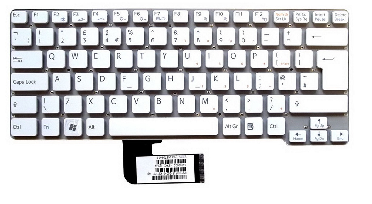 Bàn Phím Keyboard Laptop Sony Vaio PCG 61112L trắng Bàn Phím Laptop Sony Vaio PCG 61112L trắng