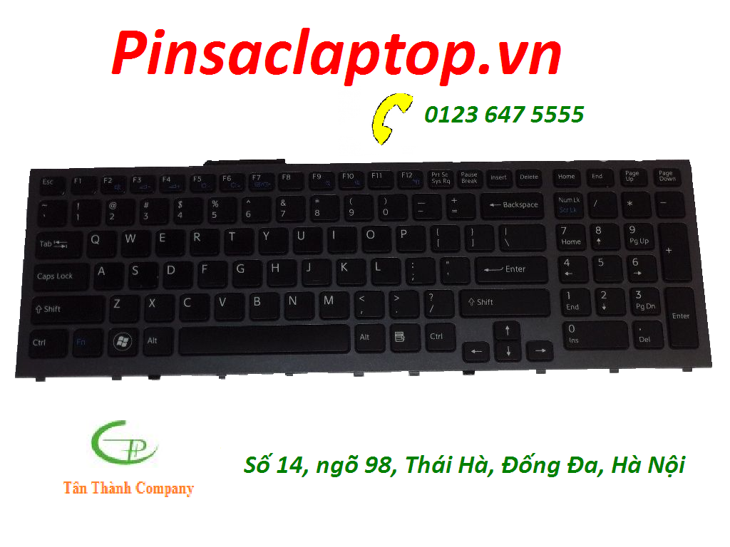 Bàn phím sony vaio VPCF11KFX VPC F11KFX
