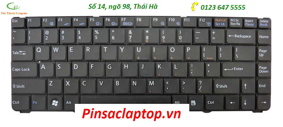 Bàn Phím Sony Vaio VGN-NS240E 