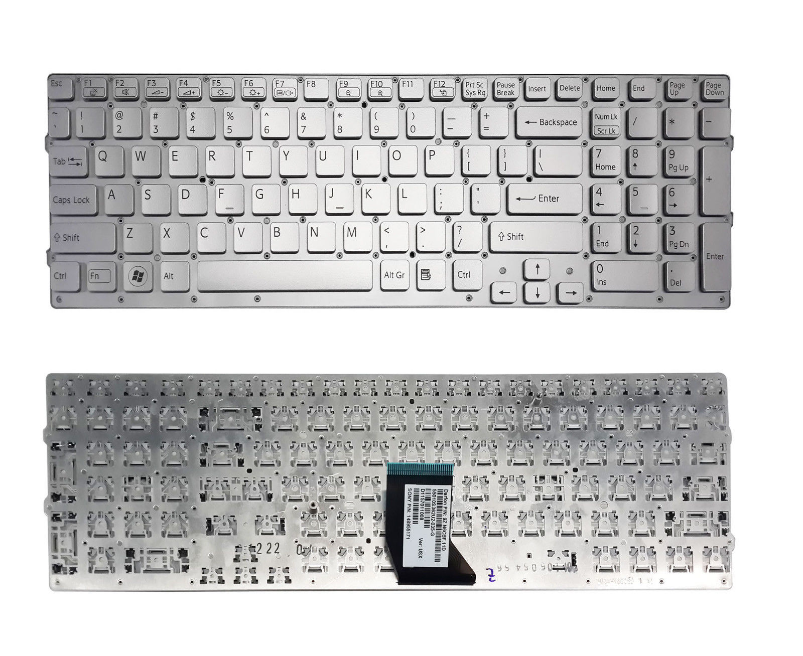 Bàn phím Sony Vaio VPC-CB màu trắng