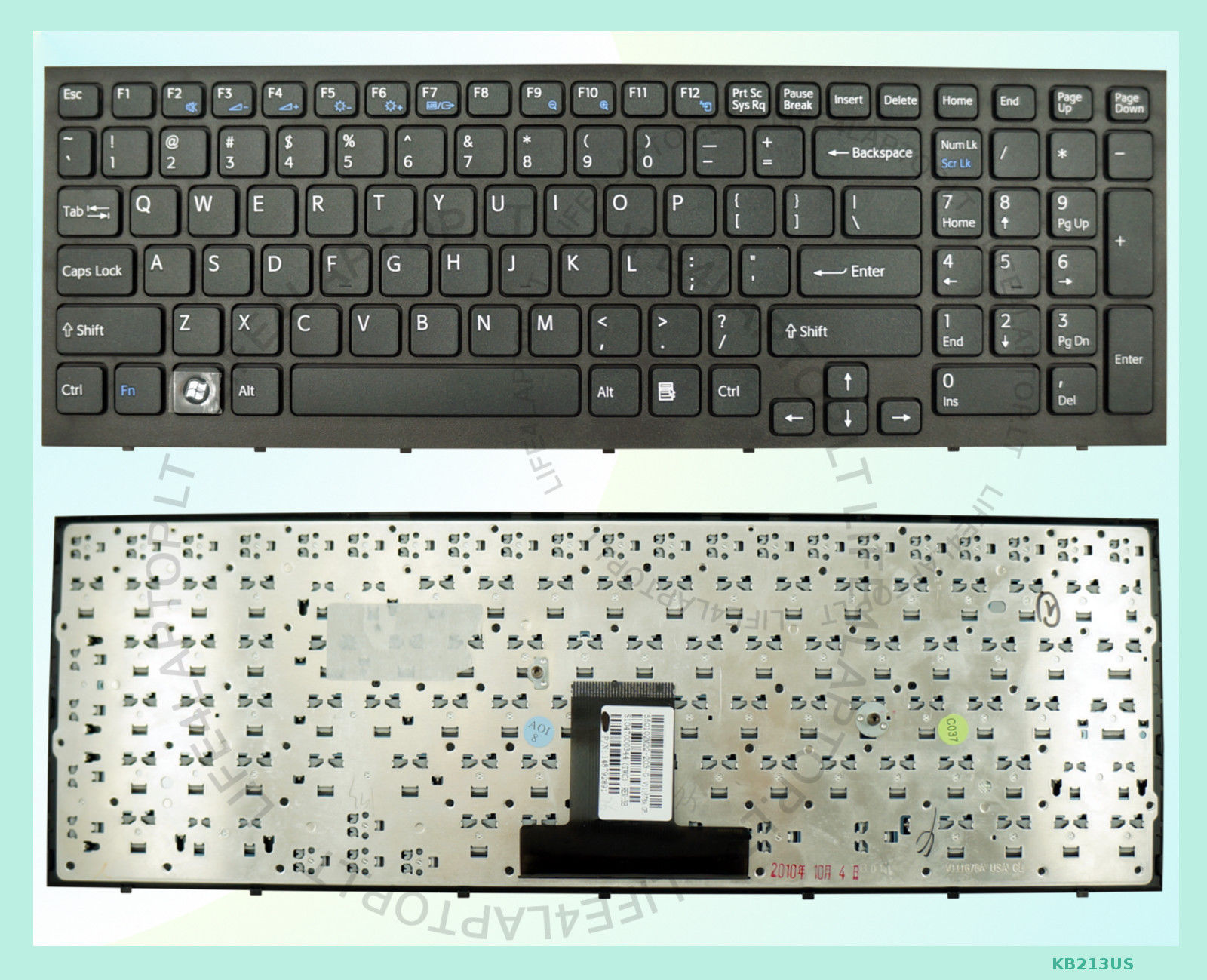 Bàn Phím Keyboard Laptop SONY PCG-71313L màu đen