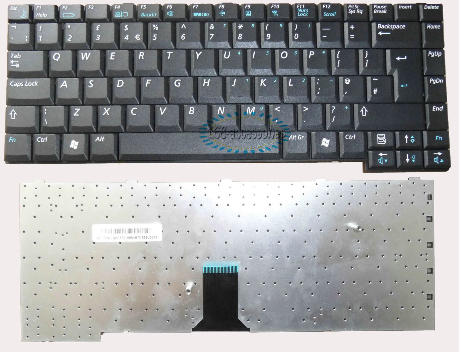 Bàn Phím - Keyboard Laptop Toshiba Portege R500 R501