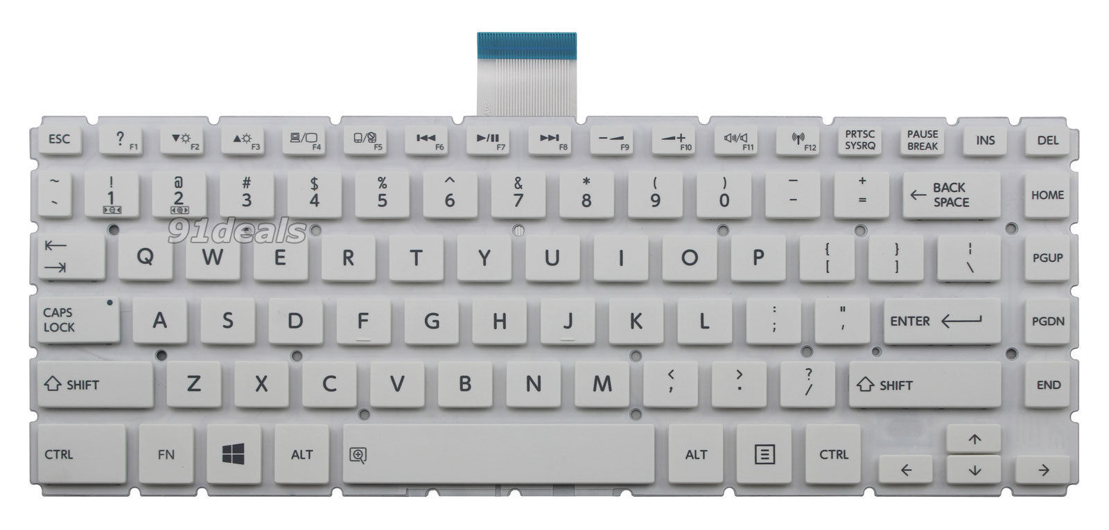 Bàn Phím Laptop Toshiba Satellite L40B L40D-B L40DT-B L40T-B L45B Màu trắng Bàn Phím Laptop Toshiba Satellite L40B L40D-B L40DT-B L40T-B L45B Màu trắng
