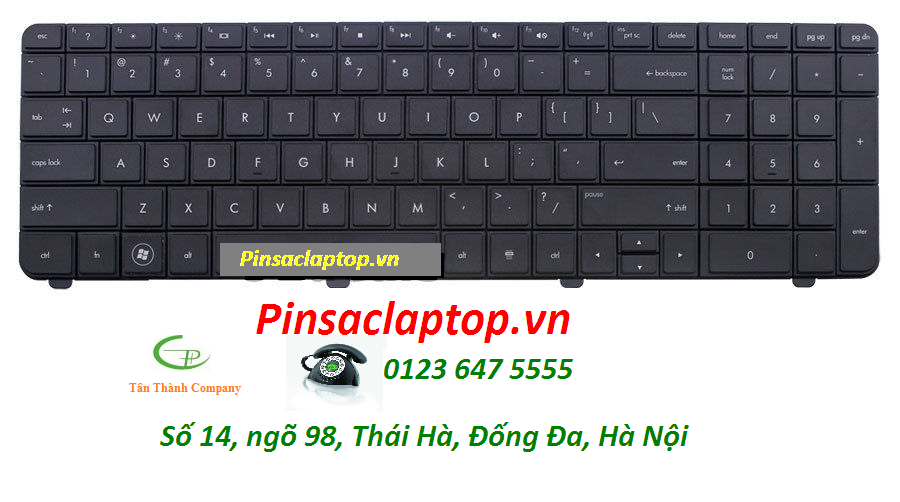 BÀN PHÍM LAPTOP HP COMPAQ CQ72 G72