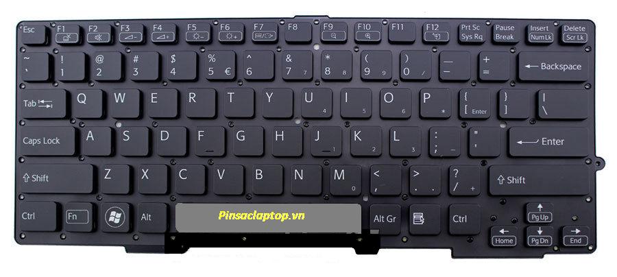 Bàn Phím Sony Vaio SVS13112FXB SVS131290X SVS13115FXB Bàn Phím Sony Vaio SVS13112FXB SVS131290X SVS13115FXB