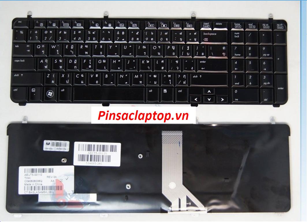 BÀN PHÍM LAPTOP HP dv7-3020ed dv7-3085dx