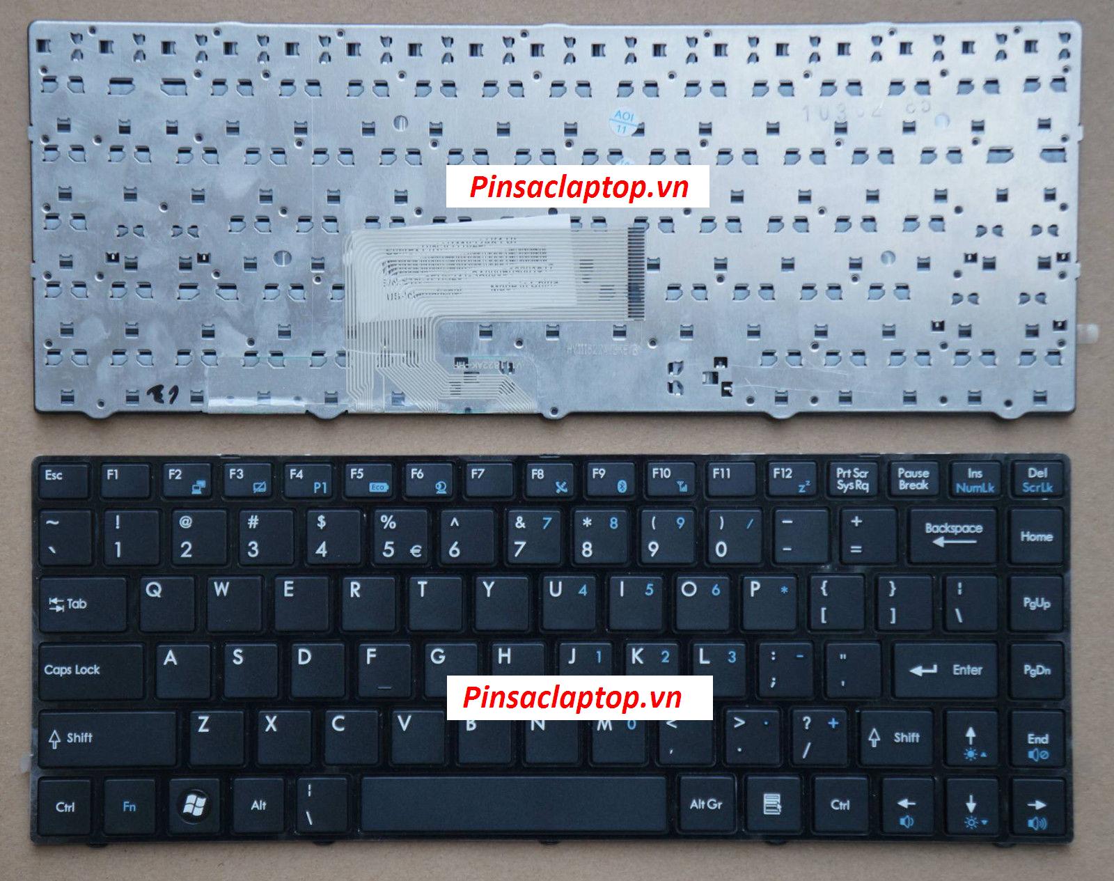 Bàn Phím Laptop MSI WIND U270 US270DX MS-1245
