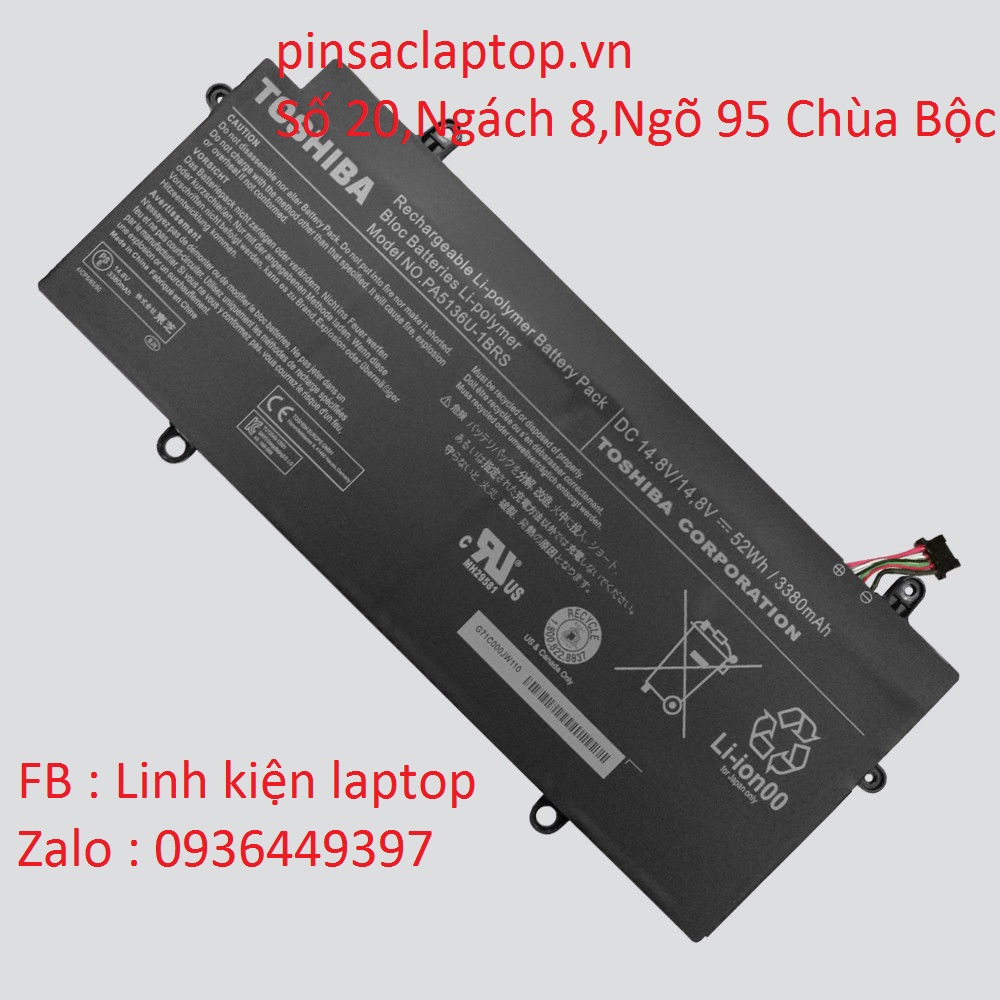 Pin Laptop Toshiba Portege Z30-A
