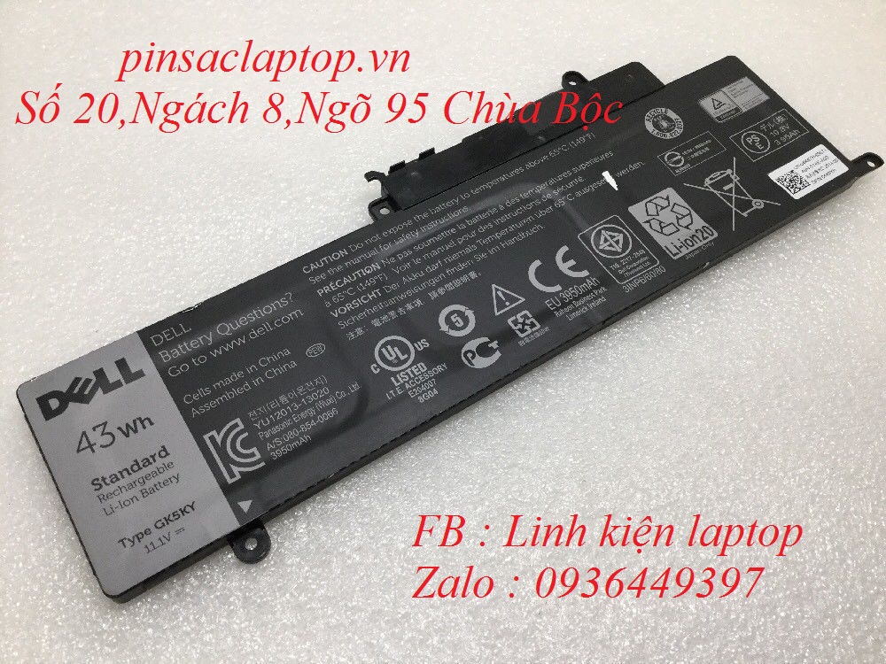 Pin Dell - Battery Dell Inspiron 13 15 7000 Series 7359