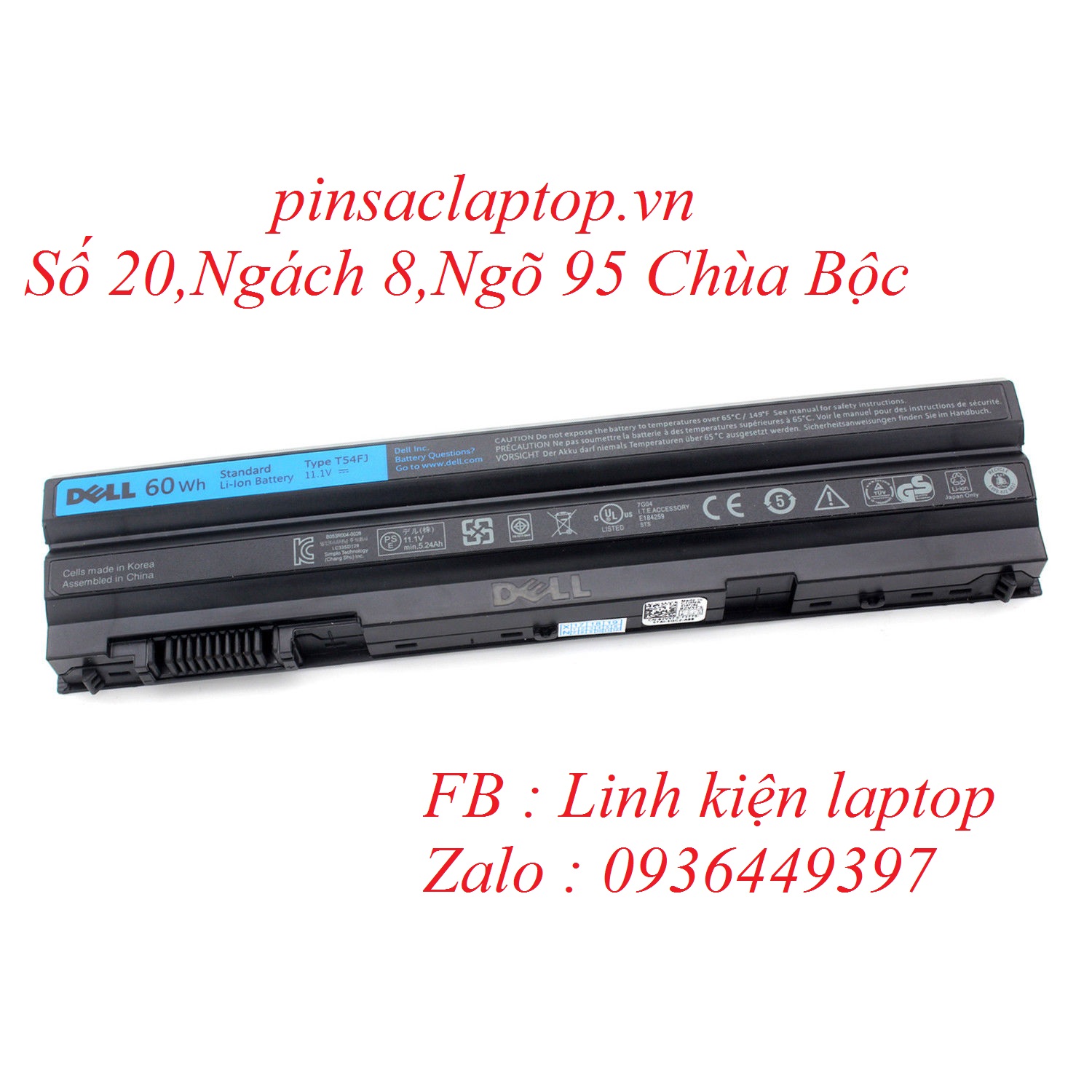 Pin Laptop Dell Latitude M5Y0X Zin 