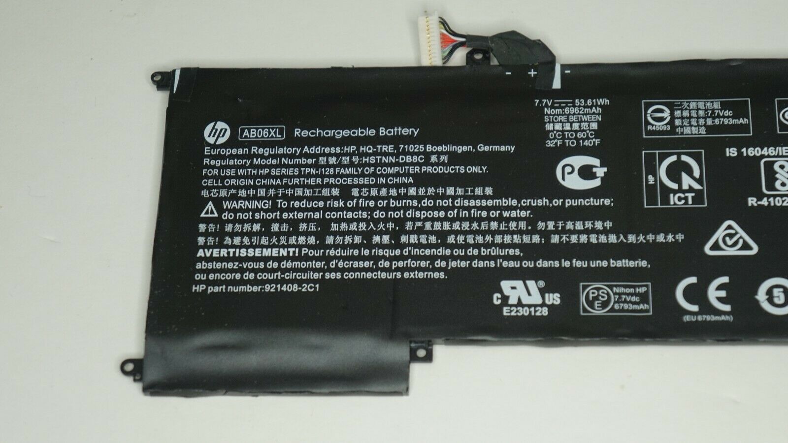 Pin - AB06XL Battery Laptop HP Envy 13-AD023TU Pin - AB06XL Battery Laptop HP Envy 13-AD023TU