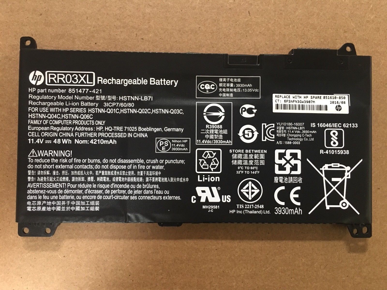 Pin laptop HP ProBook 450 G4 Pin laptop HP ProBook 450 G4