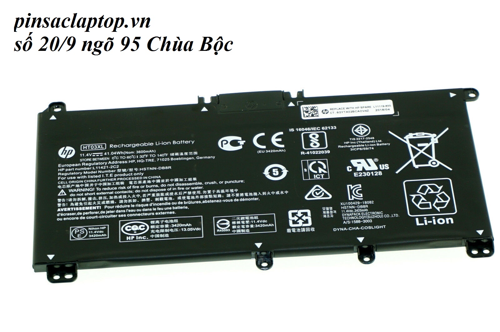 Pin -  HT03XL Battery for HP 15-DA 15-DA0012DX 