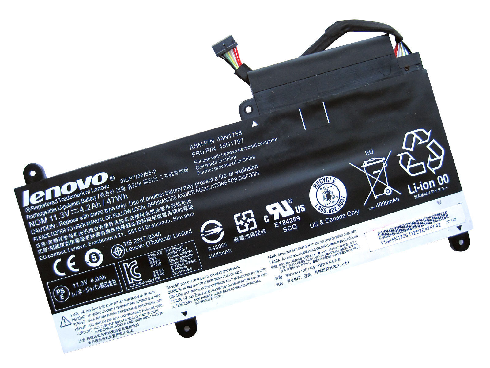 Pin Laptop Lenovo Thinkpad E450 E450C