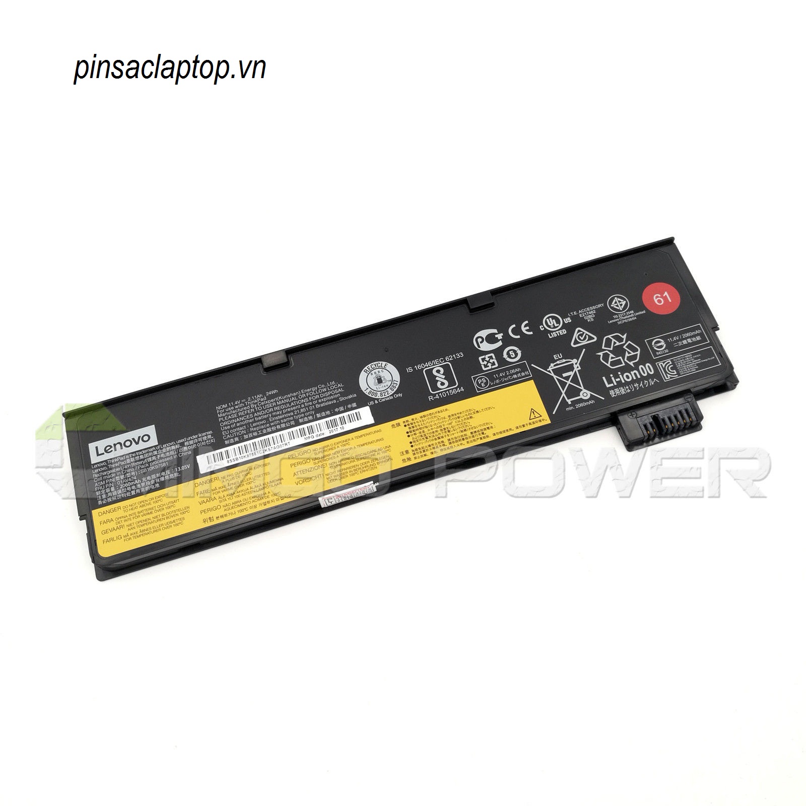 Pin IBM Lenovo Thinkpad- Battery ThinkPad T460, T460p, T470p 3 Cell