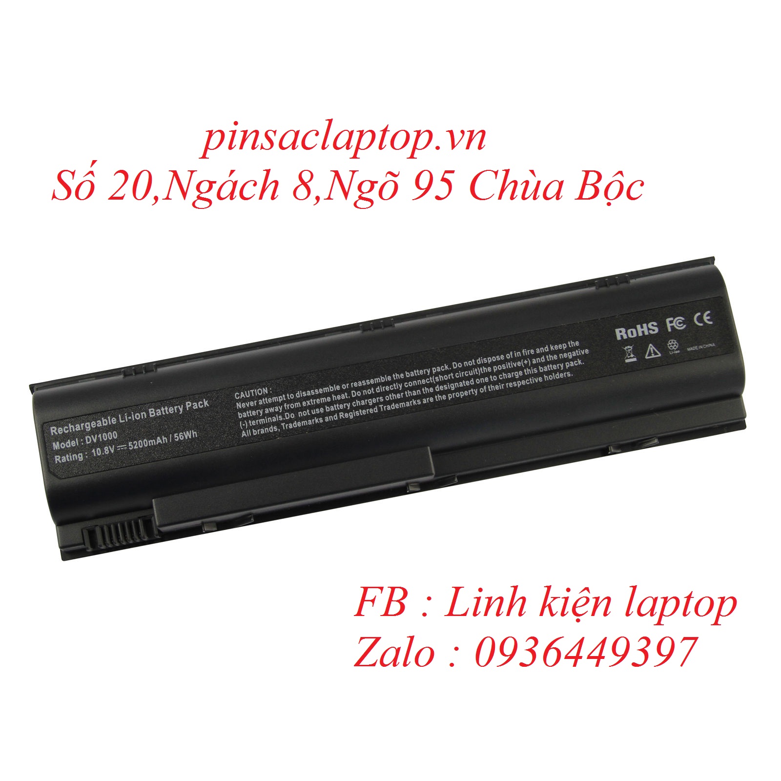Pin -  Battery HP Compaq Presario C300
