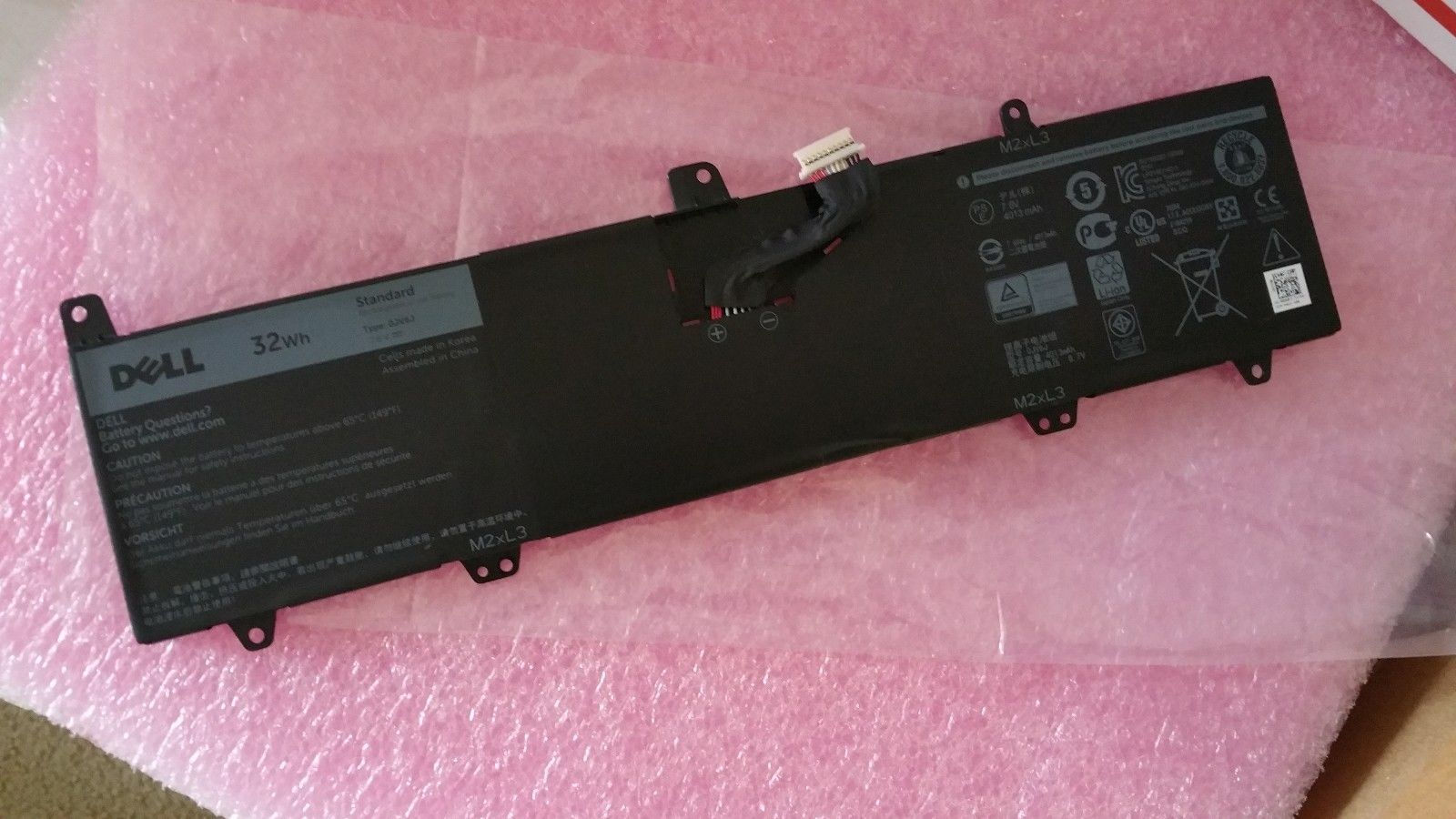 Pin Laptop Dell 11 3168