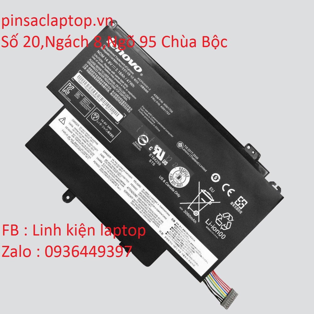 Pin Laptop Lenovo Thinkpad Yoga 12