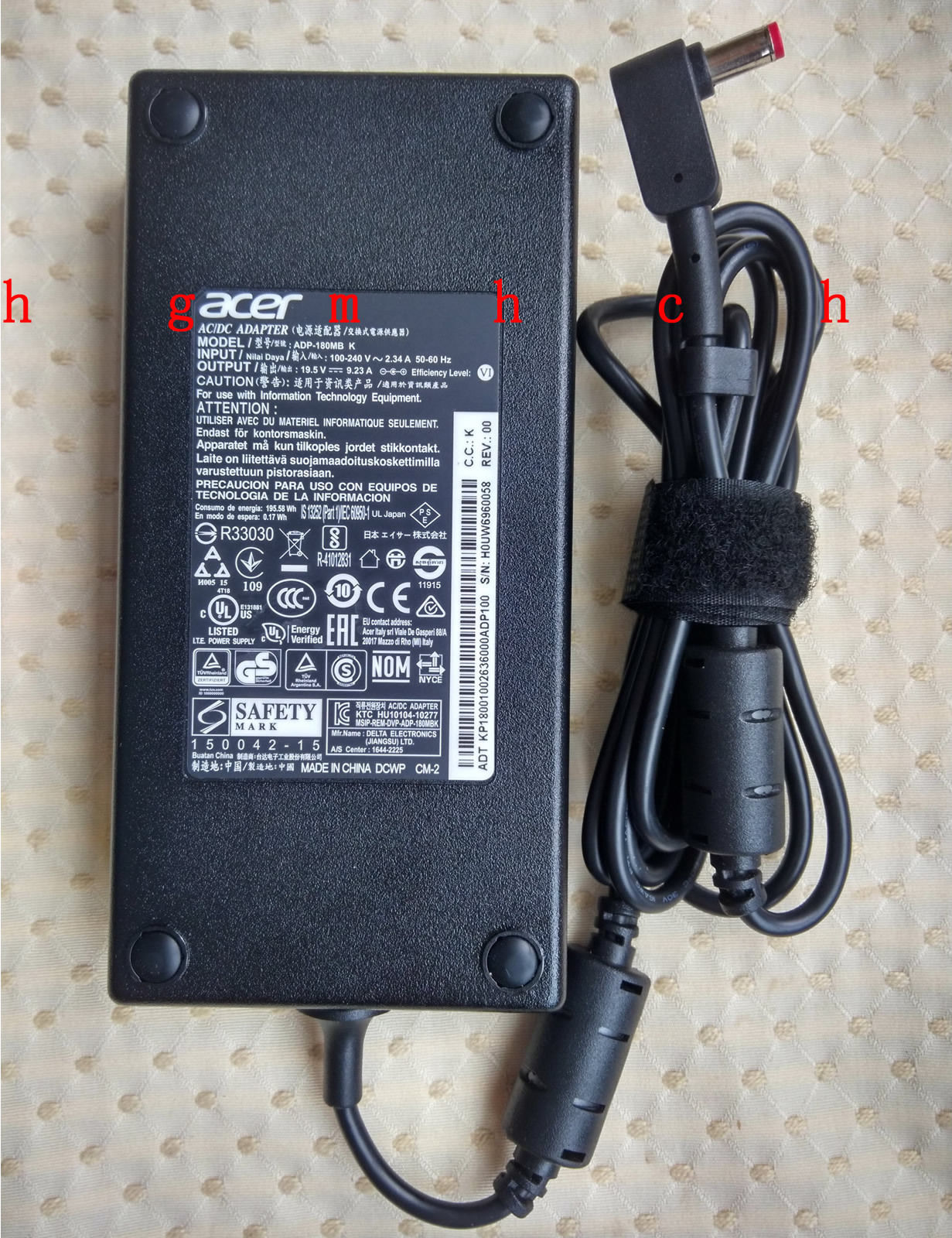 Sạc Adapter Laptop Acer Aspire V 15 Nitro 