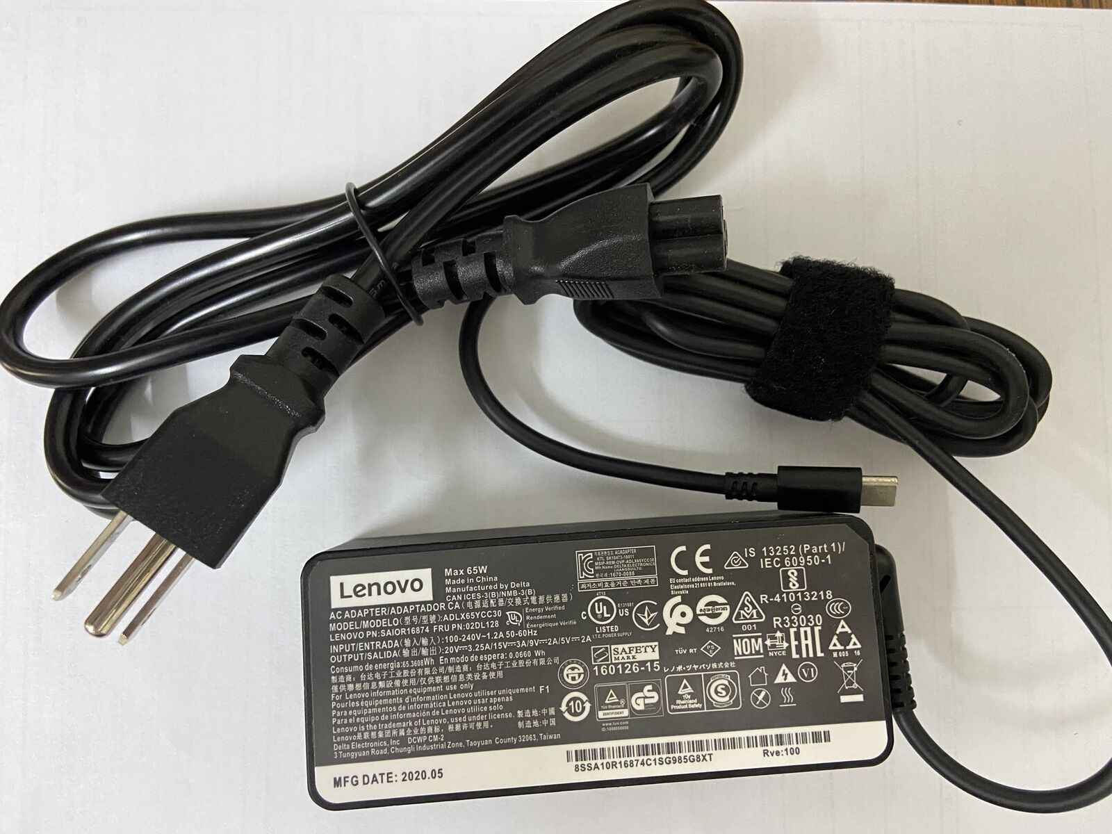 Sạc Lenovo Type-C 65W
