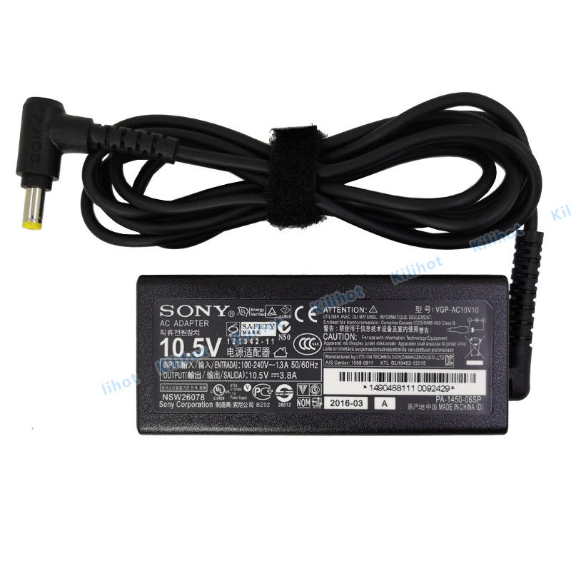 Sạc Adapter Laptop Sony Vaio 10.5V 3.8A 40W Sạc Adapter Laptop Sony Vaio 10.5V 3.8A 40W