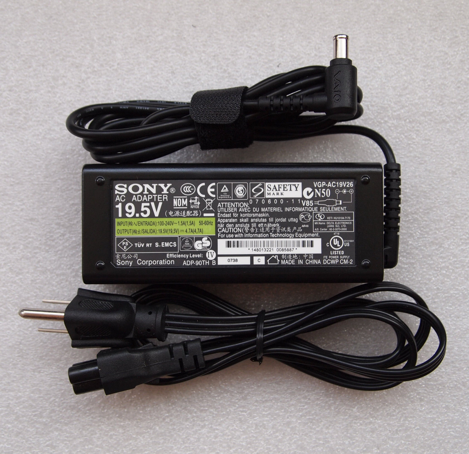 Sạc Laptop Sony Vaio VGN-NW