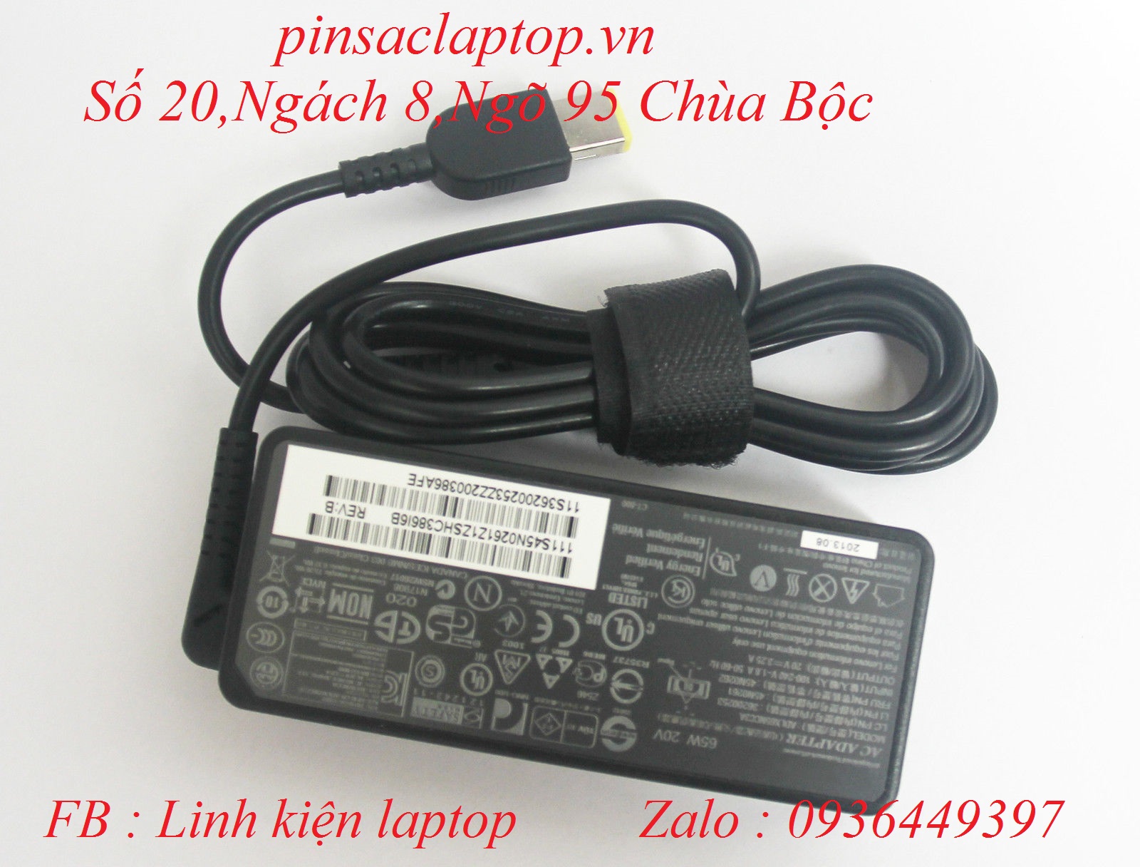 Sạc Adapter Lenovo ThinkPad T570 65W