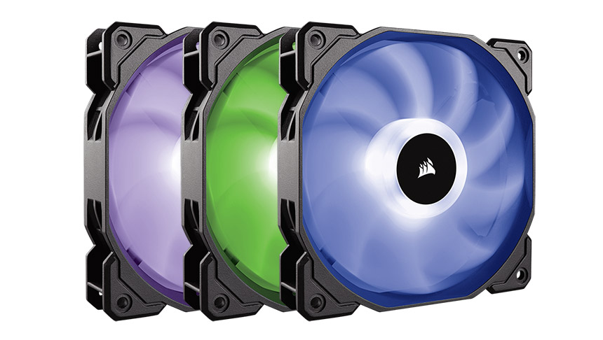 Quạt case Corsair SP120 RGB LED-Three Pack with Controller