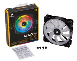 Quạt case Corsair LL120 RGB 120mm - Single Pack