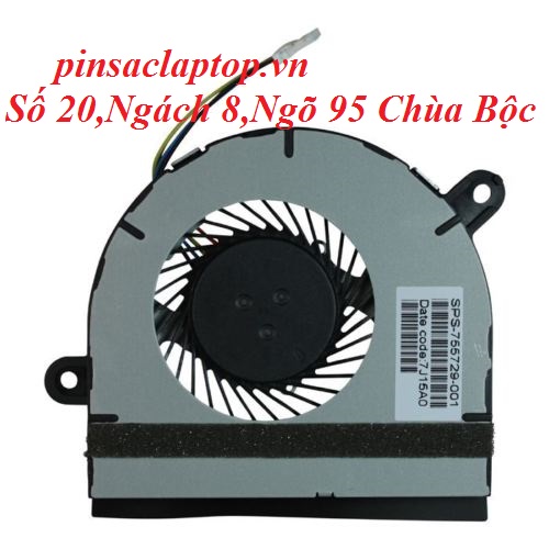 Quạt tản nhiệt laptop HP X360-11N 310-G1 11-N