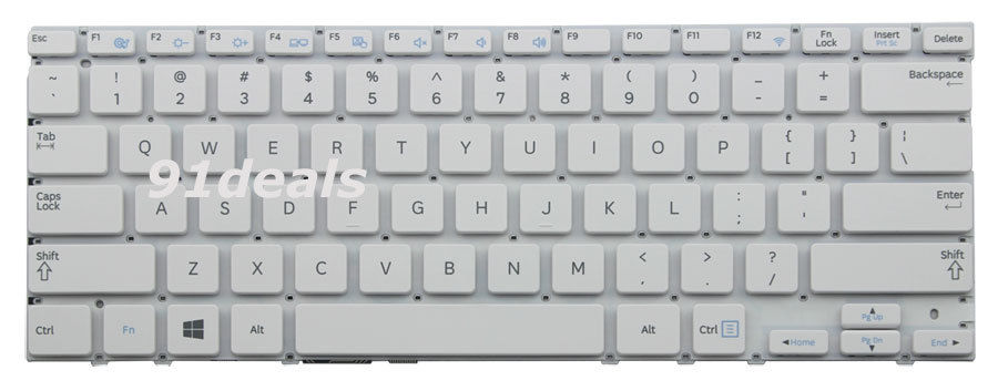 Bàn Phím Laptop Samsung NP535U3X US White