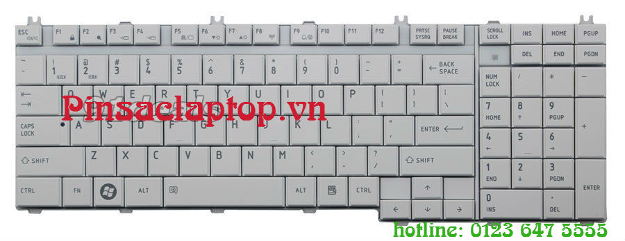 Bàn Phím Toshiba Satellite A500