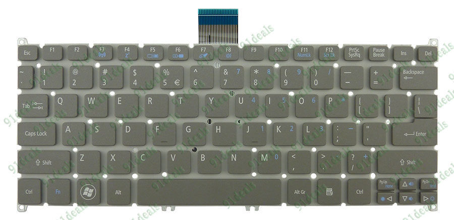 Bàn phím keyboard laptop Acer S3 951 màu bạc Bàn phím laptop Acer S3 951 màu bạc
